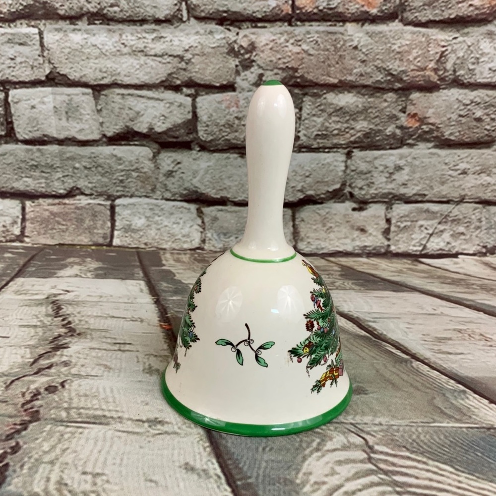 Spode Christmas Tree England Dinner Bell S3324-D - Picture 2 of 8